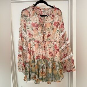 Floral Mini Dress M